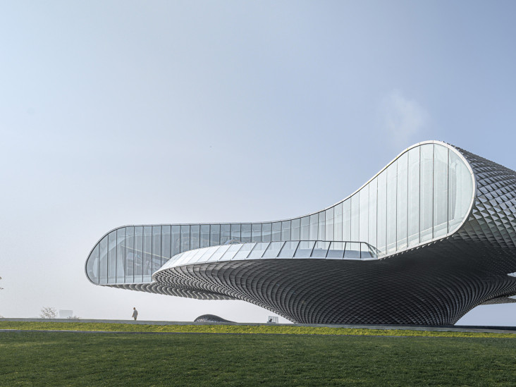Музей-волна в Китае по проекту Lacime Architects