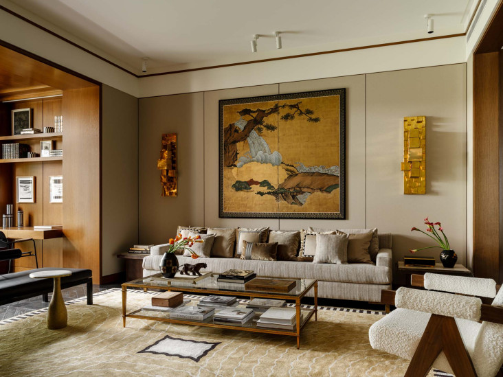 Проект декоратора Елены Вайнштейн и архитектора Марии Шубиной: искусство Востока и стиль 1960-х