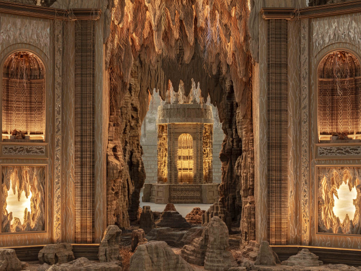 Ева Жоспен: воображаемые пейзажи и бумажная архитектура в Гран-Пале