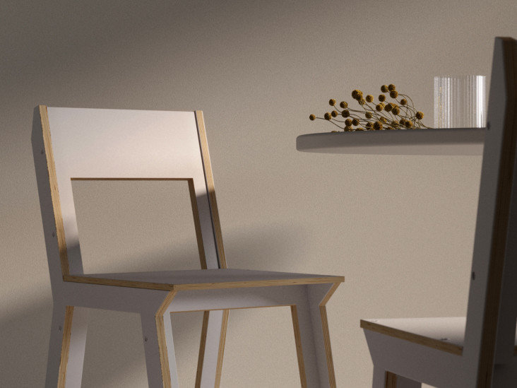 Тренды 2022/2023: мебель из фанеры от Aesthetic Objects
