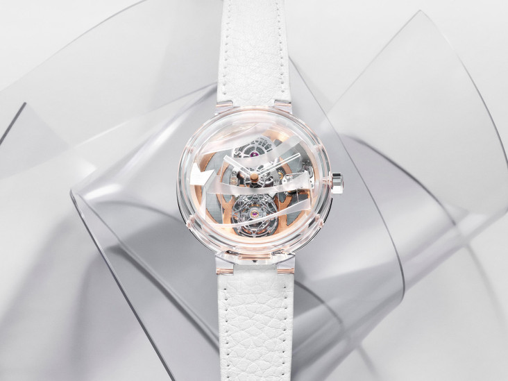 Прозрачные часы Фрэнка Гери для Louis Vuitton