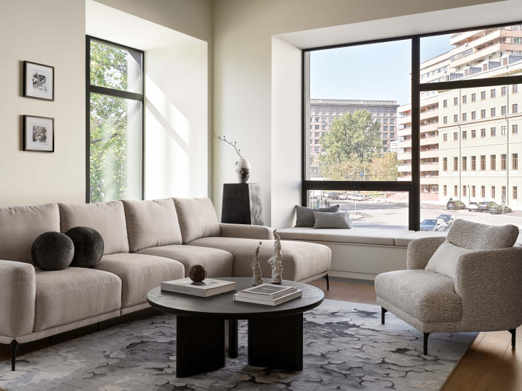 Квартира в аренду в духе европейских интерьеров: проект Юлии Горшковой