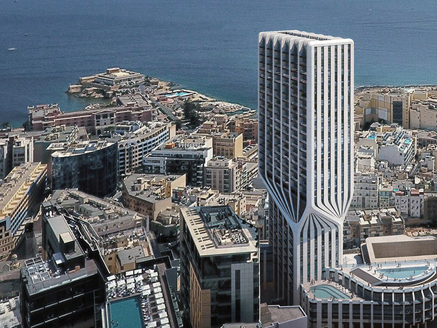 Zaha Hadid Architects: башня на Мальте