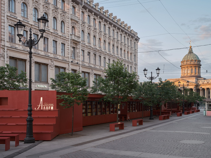 «Книжные Аллеи» в Петербурге по проекту Spirin Architects