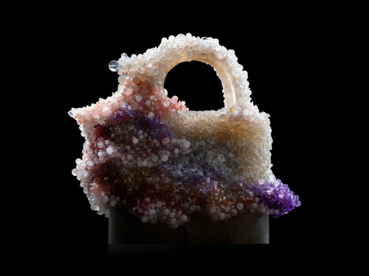 Сумка Dior из кристаллов кварца