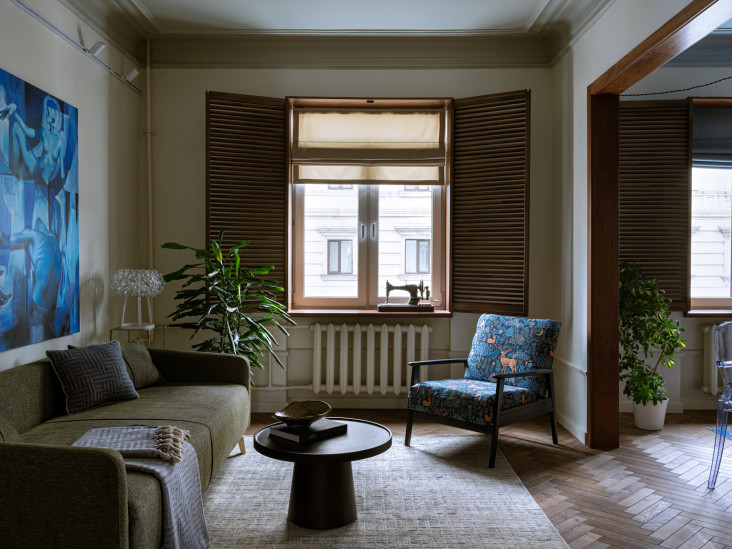 Квартира в историческом доме с нотами ностальгии: проект Ксении Крыловой