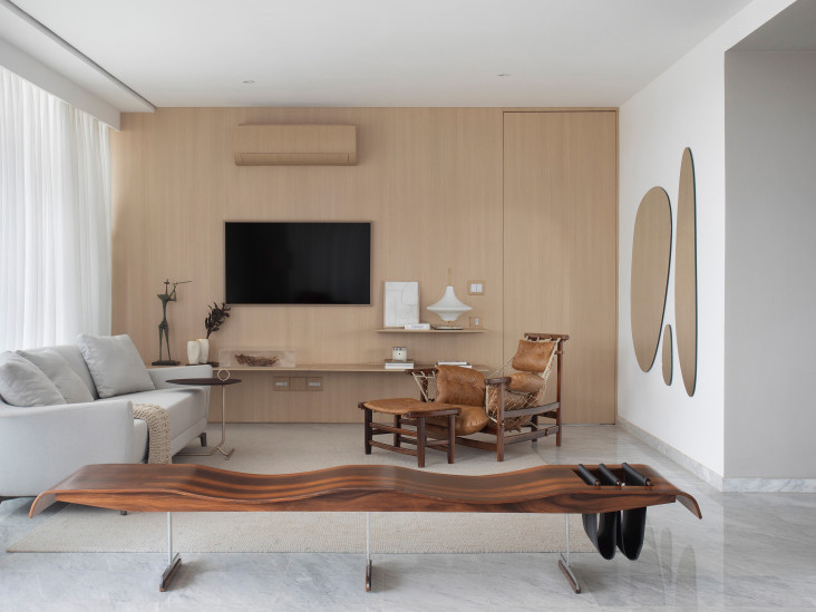 Бразильский дизайн для молодой пары: проект Lucas Fernandes Arquitetos