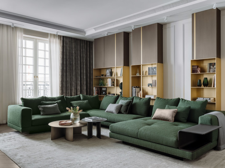 Квартира с итальянской мебелью для любителей искусства: проект NASHE Interiors