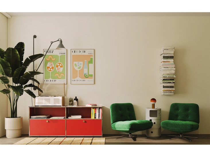 Яркая студия в Брно по проекту ANCconcept: квартира как альтернатива гостинице