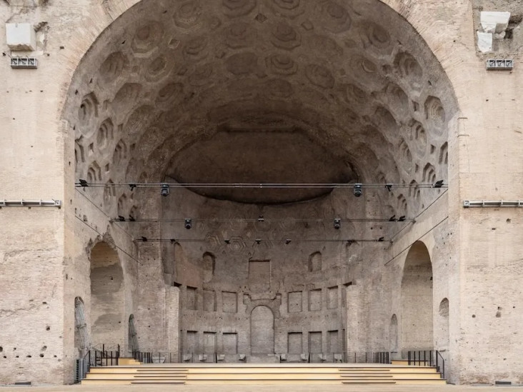 Реновация базилики Максенция в Риме от Alvisi Kirimoto
