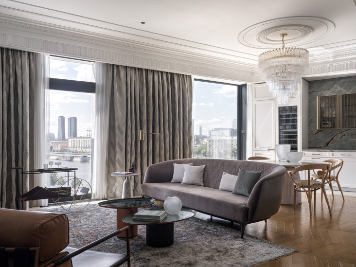 Квартира с парижским настроением для пары коллекционеров: проект бюро AABA Architects