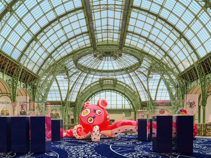 Art Basel Paris: гигантский осьминог от Такаси Мураками и Louis Vuitton
