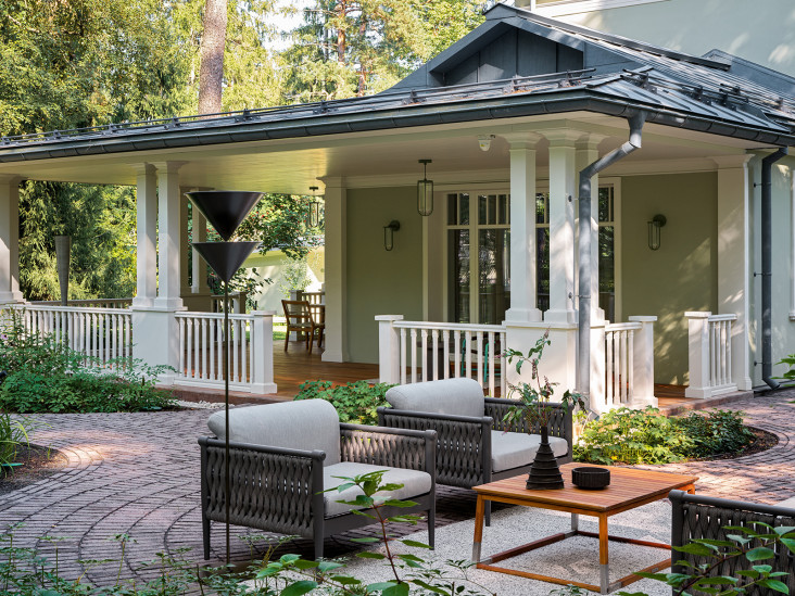 Реставрация подмосковной дачи для заказчика-француза: проект ub.design