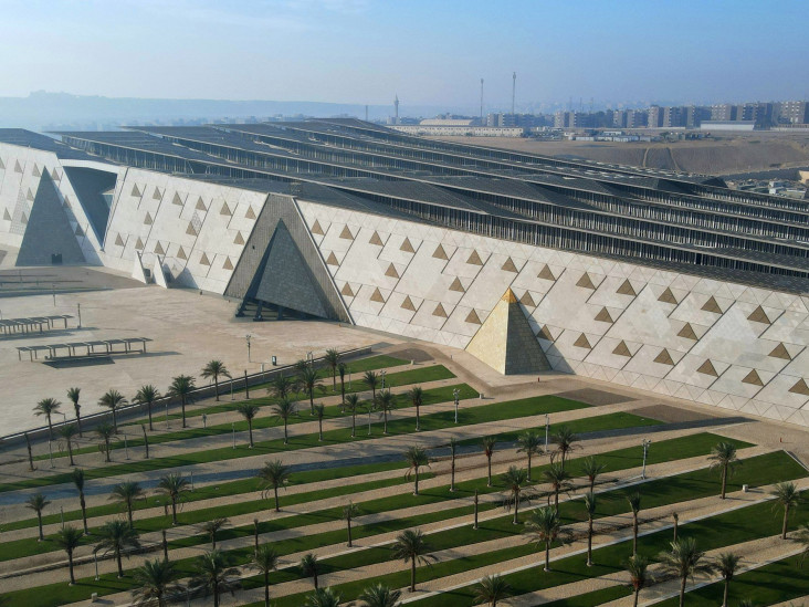 Завершилось строительство Большого Египетского музея в Гизе