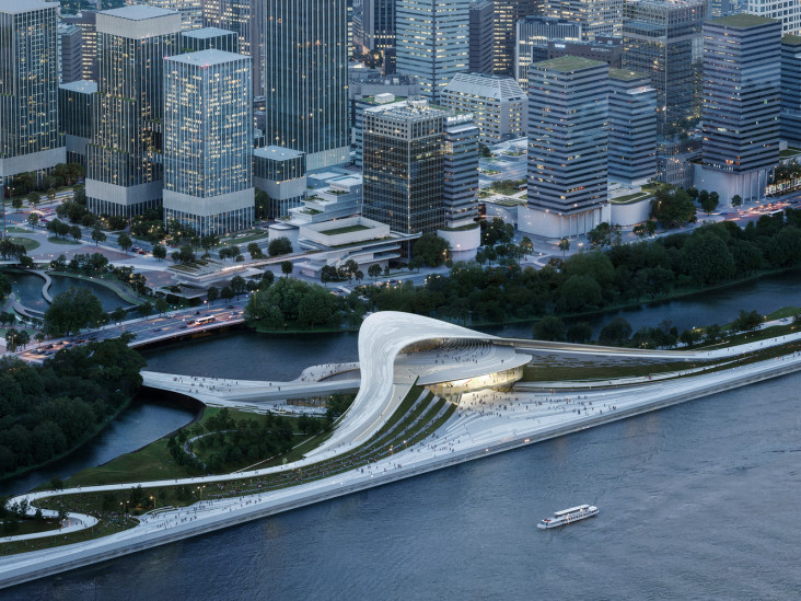 Набережная и художественный музей в Ханчжоу от Snøhetta