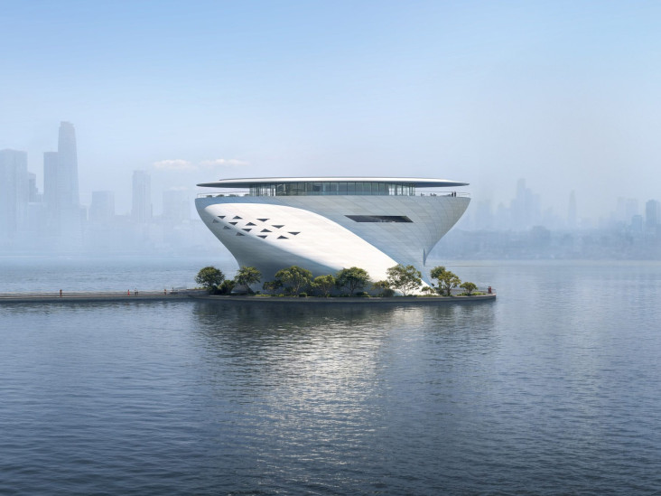 Плавучий музей искусств в Дубае: проект Тадао Андо