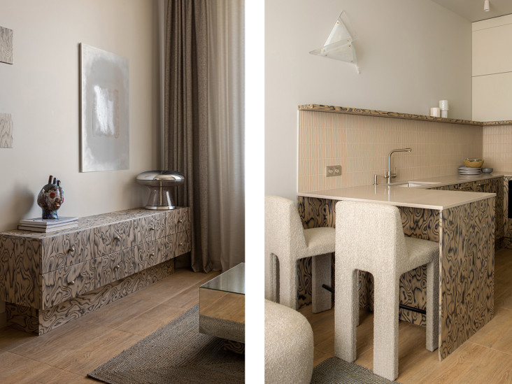 Маленькая квартира в Барселоне для студентки: проект Юлии Андриевской