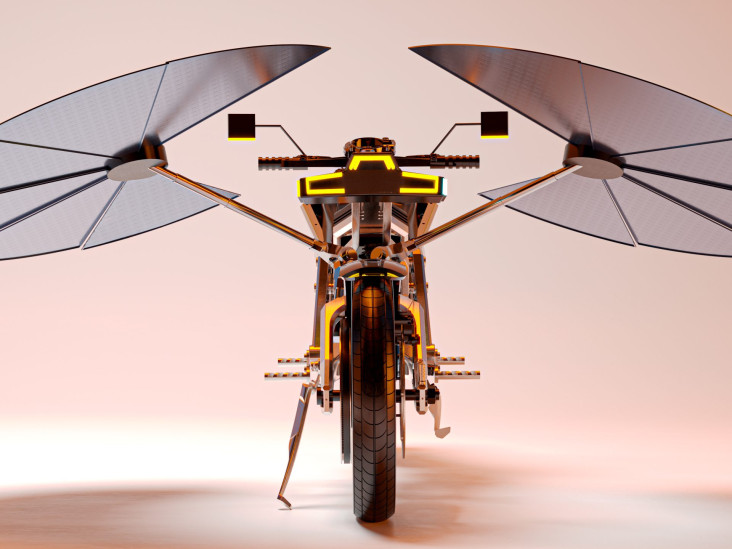 Первый в мире самозаряжающийся мотоцикл от MASK architects