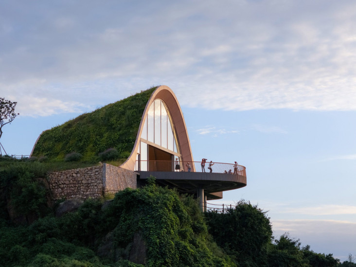 Смотровая площадка-холм в Чэнду от MVRDV