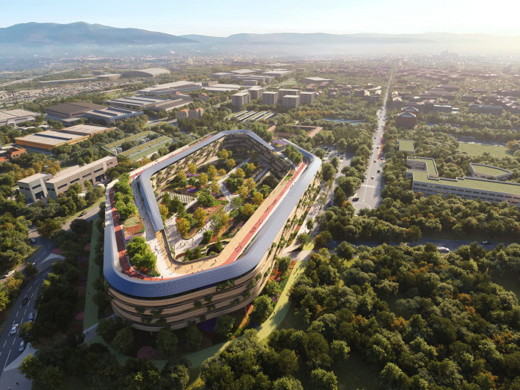 Zaha Hadid Architects: проект больницы-сада в Италии