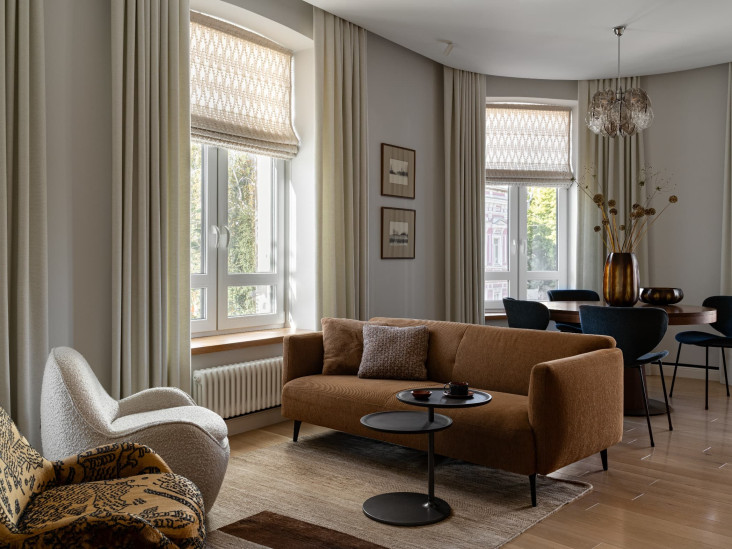 Квартира с винтажными акцентами в центре Казани: проект Юлии Осошновой