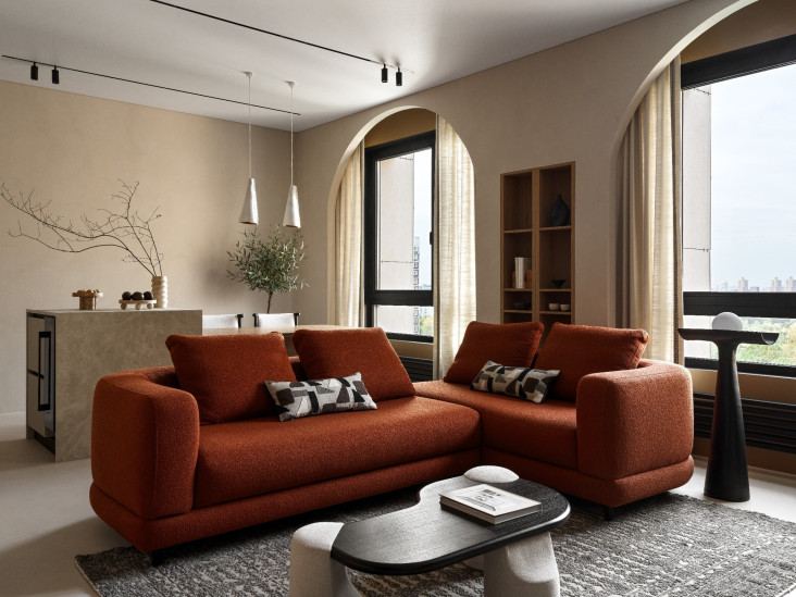 Восточный минимализм в семейной квартире: проект Екатерины Шевелевой