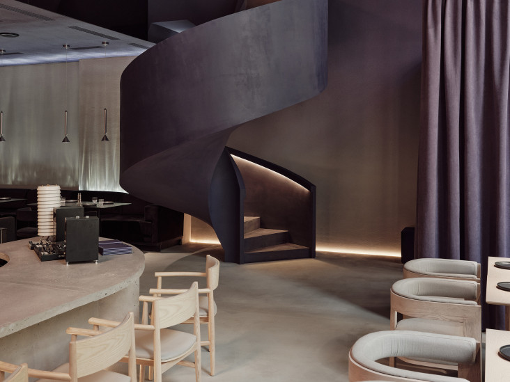 Ресторан Shibainu Cloud 9 с отсылками к японской культуре: проект Алины Цауни