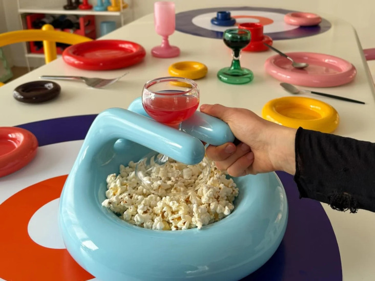 Зимняя Олимпиада 2026: миска в виде камня для керлинга от Густава Вестмана