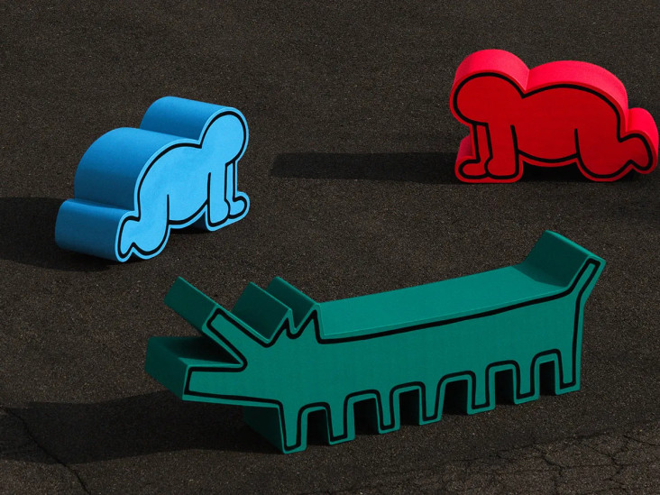 Gufram выпустил мебель по дизайну Кита Харинга