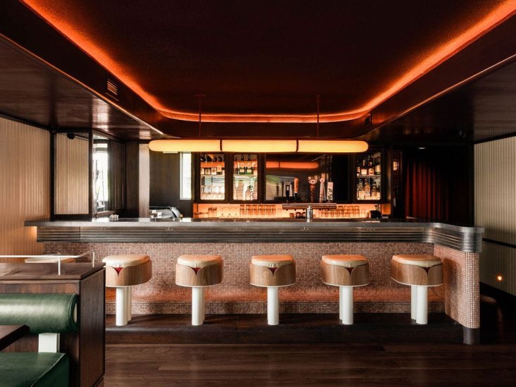 Пиццерия North of Brooklyn в Торонто: проект студии MRDK с отсылками к модернизму