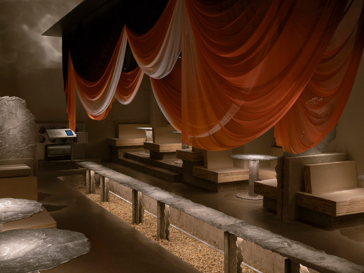 Концептуальный ресторан-трансформация в Будапеште: проект студии URBA