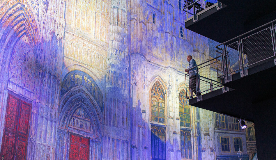 Панорама Руана в духе полотен Клода Моне