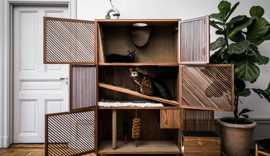 Дизайнеры спроектировали шкаф для кошек