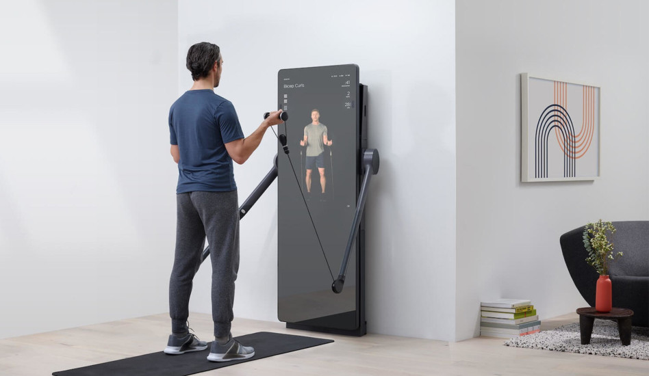 Зеркальный фитнес-центр для дома