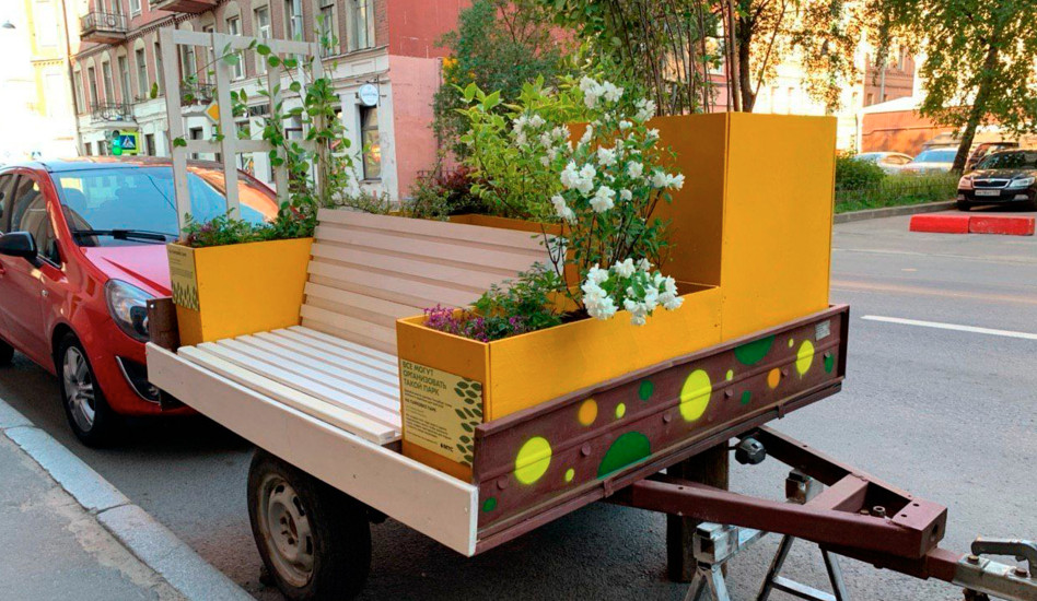 Мини-парк на колесах в Санкт-Петербурге