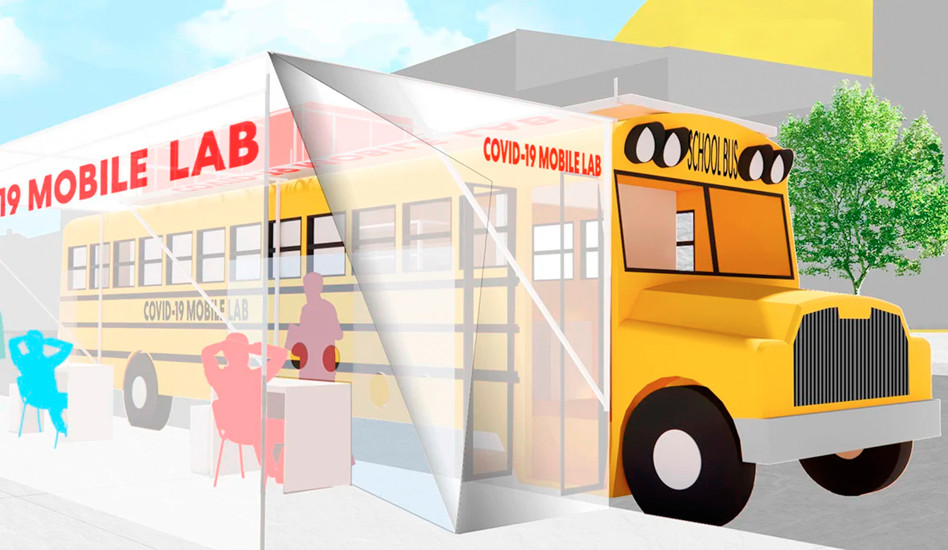 Архитекторы в помощь врачам: тесты в школьном автобусе