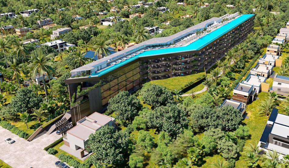 Magnum Residence Berawa: жилой комплекс с самым большим бассейном на крыше