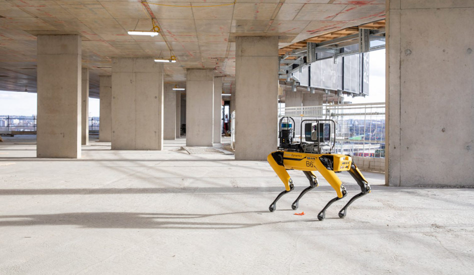 Foster + Partners адаптировали робота-пса Boston Dynamics для архитектурных задач