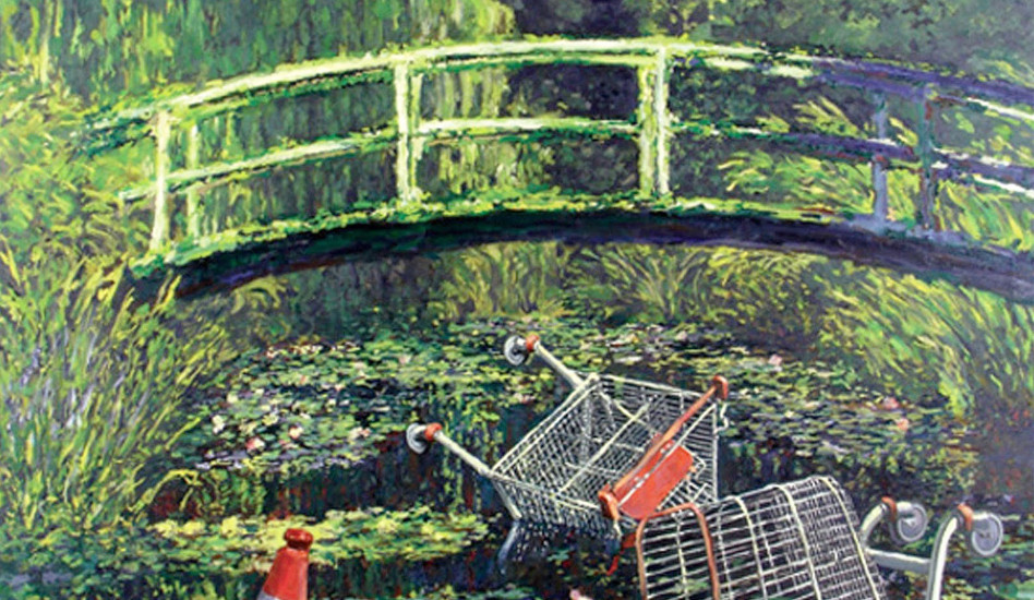 Бэнкси и кувшинки Моне на аукционе Sotheby’s