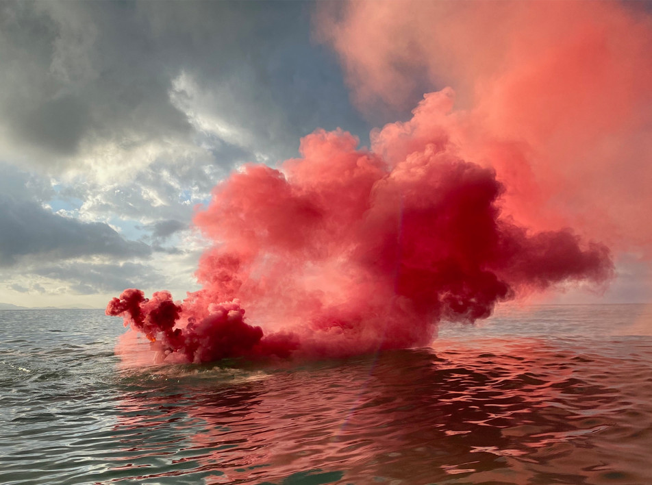 Цветной дым в фотопроекте Даниэля Сигало