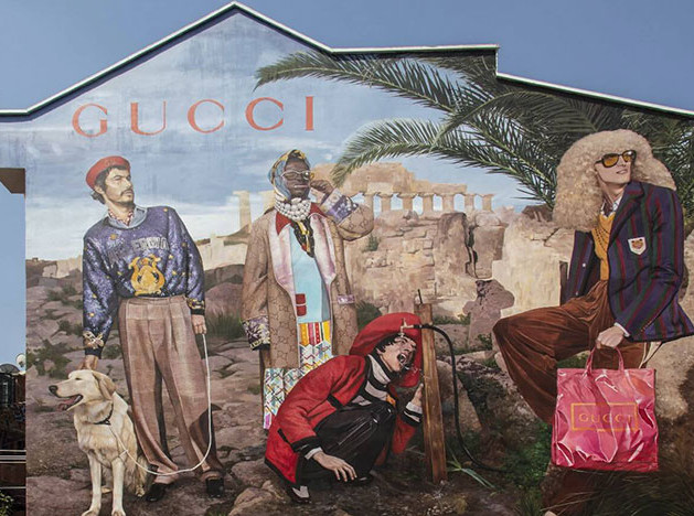Муралы для рекламной кампании Gucci