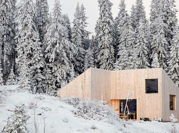 Mork-Ulnes Architects: дача в норвежском лесу