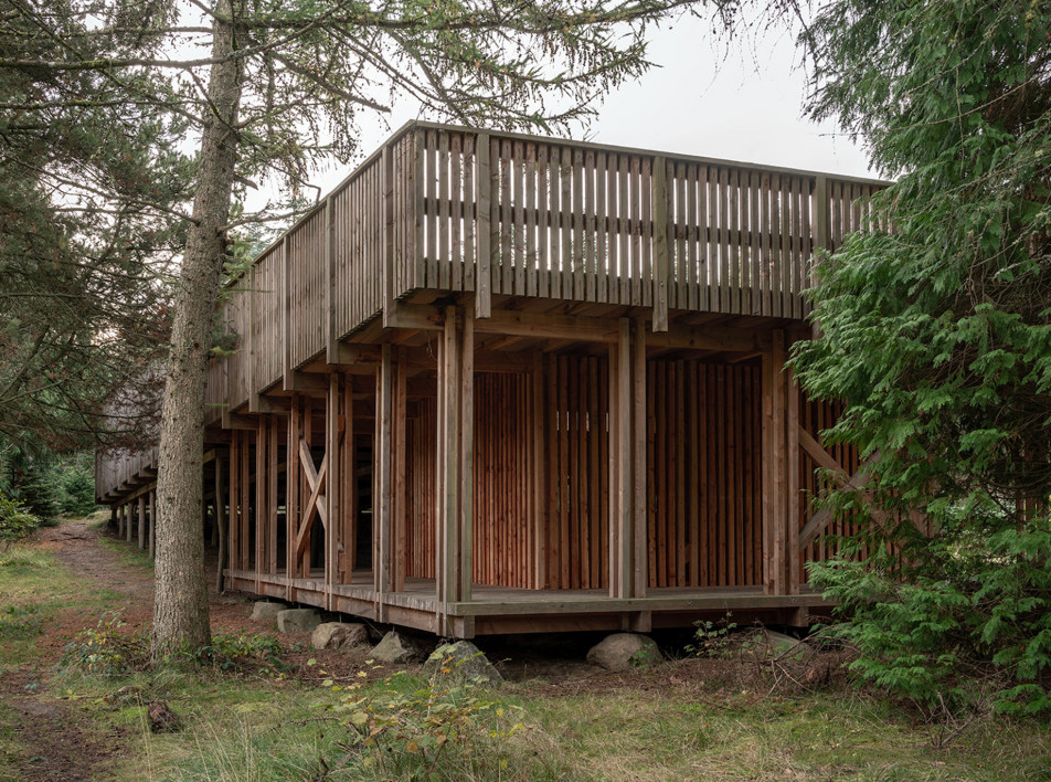 NORRØN Architects: учебный центр в датском лесу