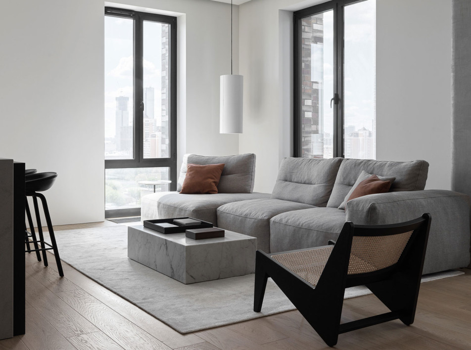Babayants Architects: квартира 62 кв. метра на Красной Пресне