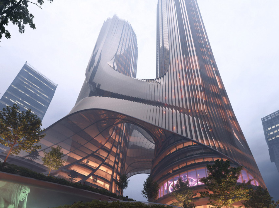 Небоскребы в Шэньчжэне по проекту Zaha Hadid Architects