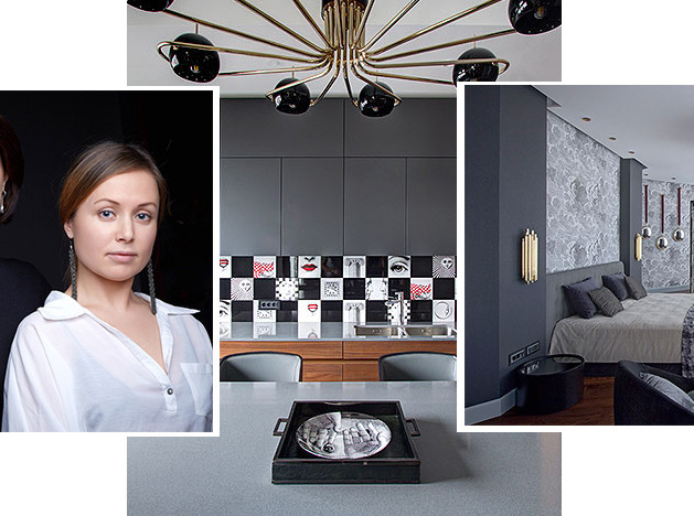 Студия Old School: квартира для топ-менеджера