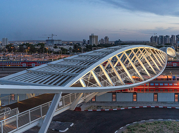 Bar Orian Architects: мост-восьмерка в Израиле