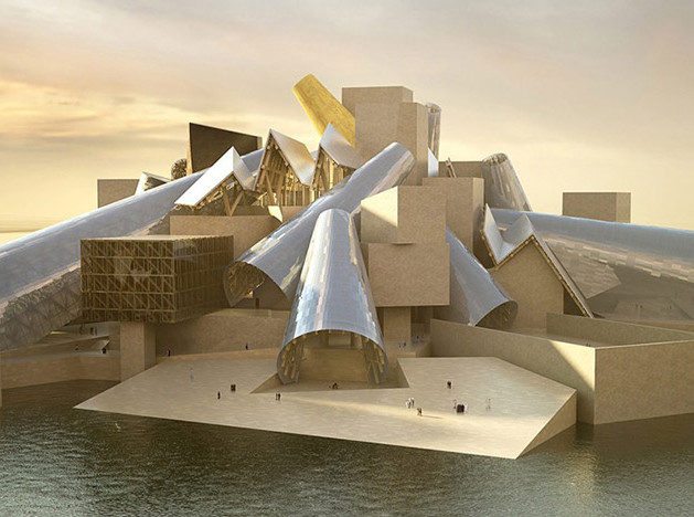 Фрэнк Гери строит Музей Гуггенхайма в Абу-Даби