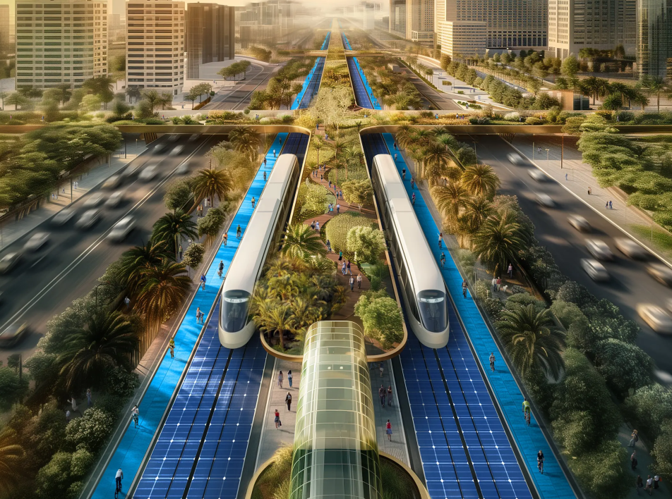 Самая длинная зеленая магистраль в мире строится в Дубае