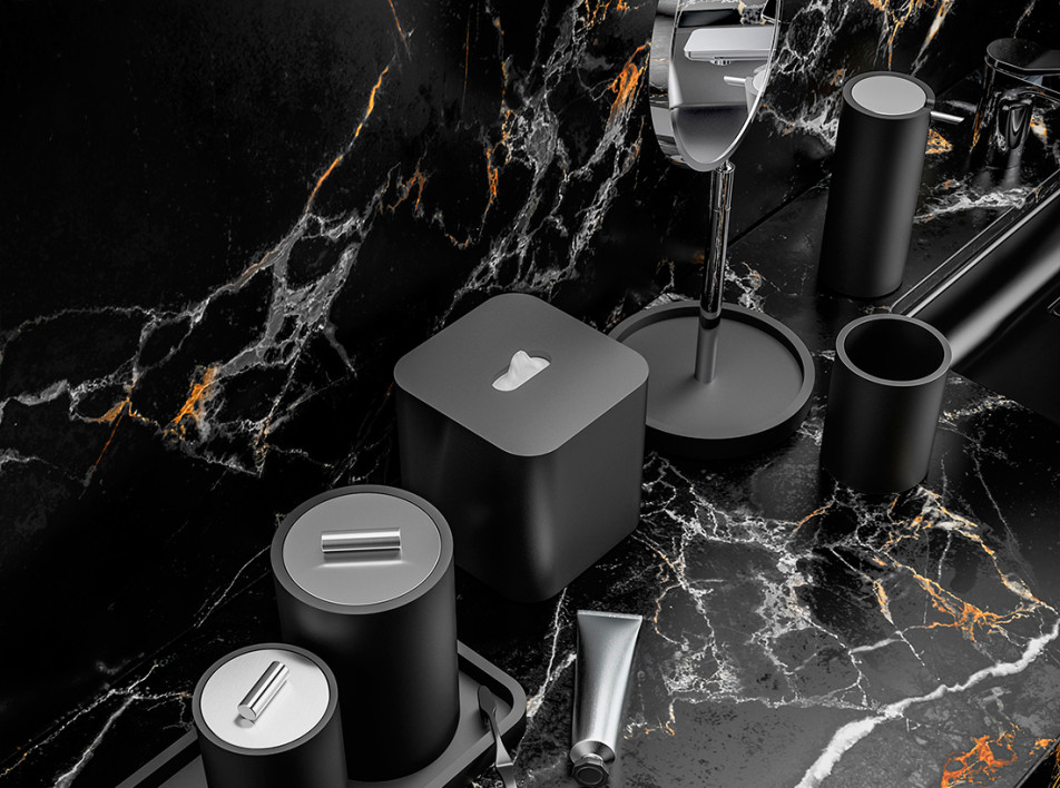 Тренды 2021/2022: черная графика в ванной комнате